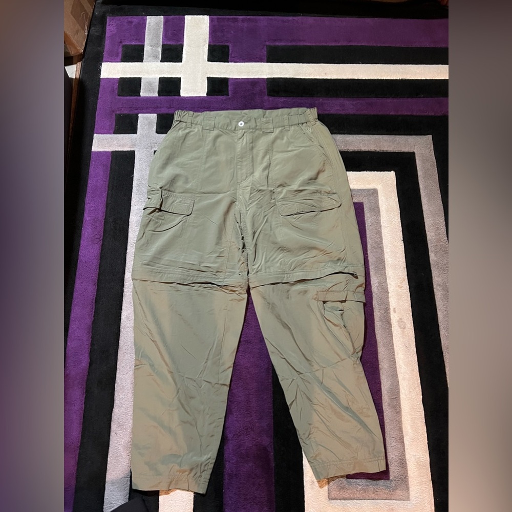 White sierra convertible hiking pant lightweight size L/30